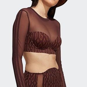 IVY PARK MONOGRAM CROP TOP